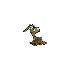 Cartoon Tree Stump Royalty Free Stock Images