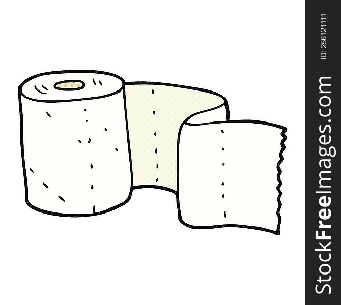 Cartoon Toilet Roll