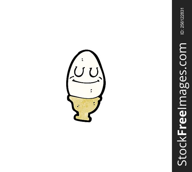 Egg Cartoon Character