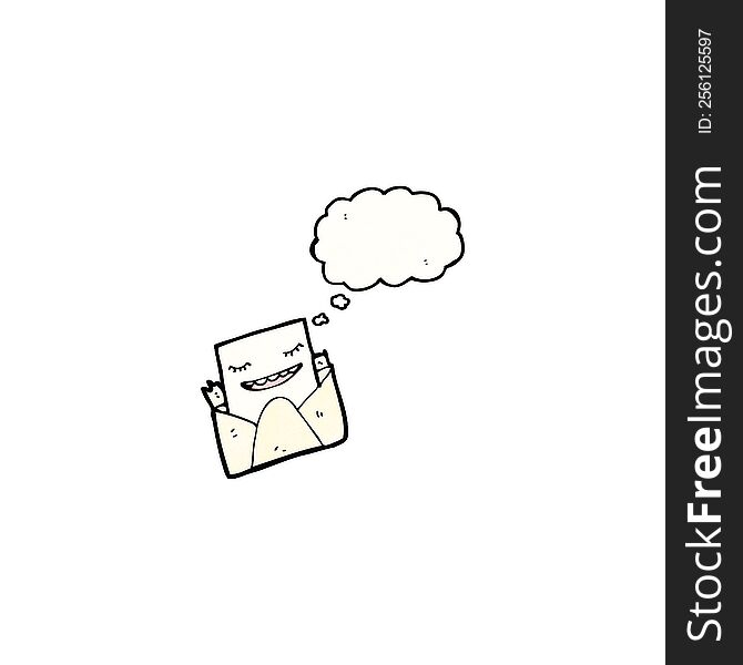 envelope cartoon character