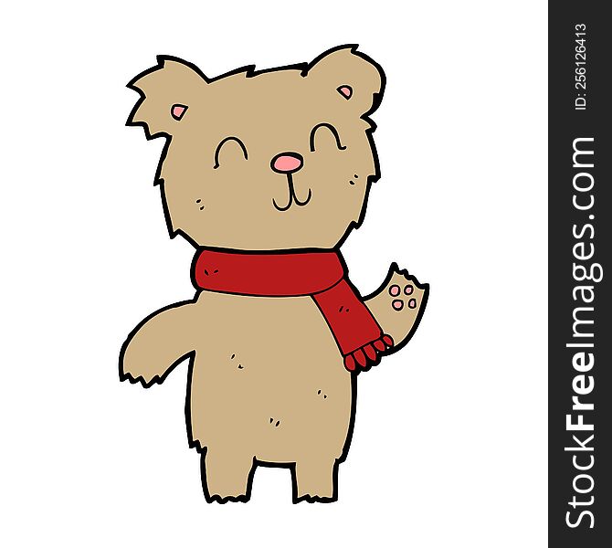 cartoon cute teddy bear