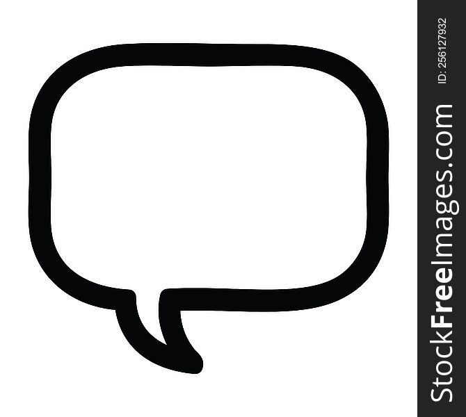 speech bubble icon symbol