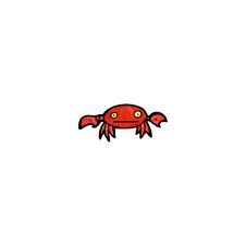 Cartoon Crab Stock Photography