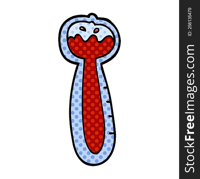 Cartoon Doodle Thermometer