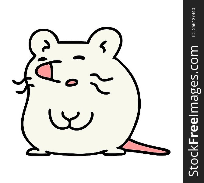 Cartoon White Mouse