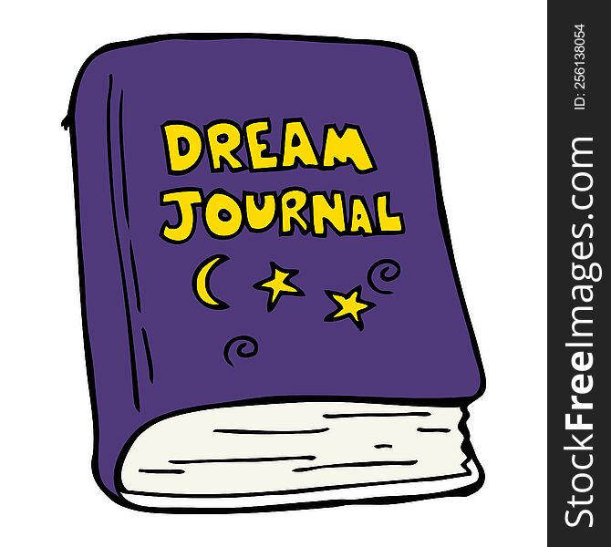 cartoon dream journal