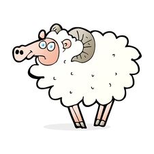 Cartoon Ram Stock Photos