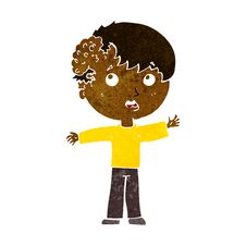 Free Cartoon Boy With Growth On Head Royalty Free Stock Photo - 256148855