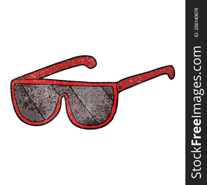 Textured Cartoon Sunglasses
