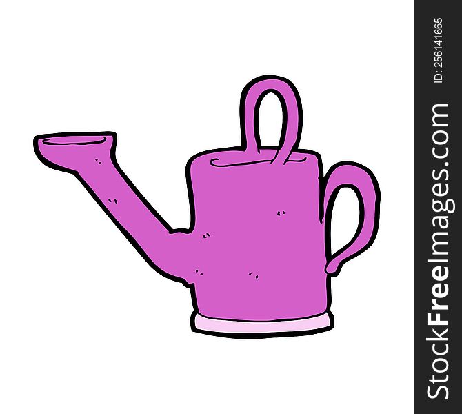 Watering Can Cartoon