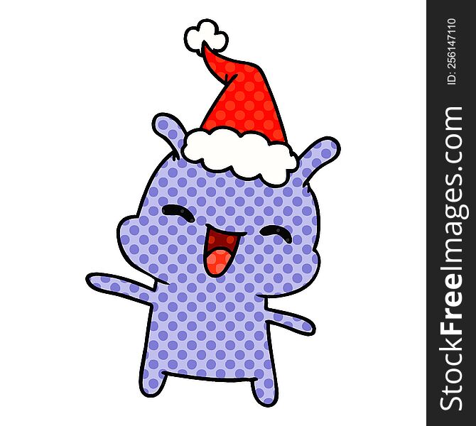 Christmas Cartoon Of Kawaii Alien