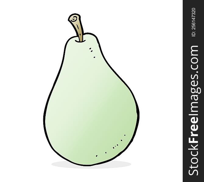 cartoon pear