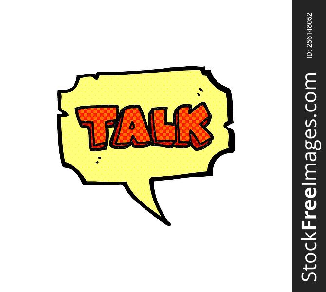 cartoon talk symbol