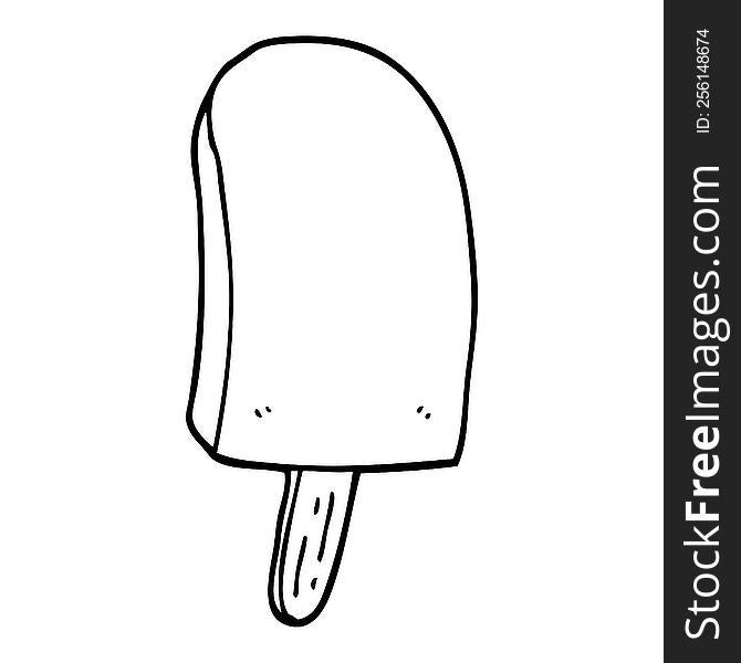 Cartoon Ice Lolly