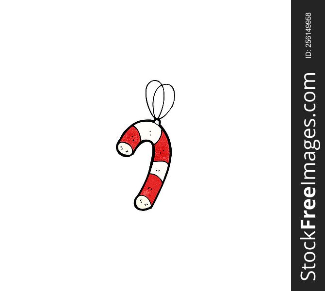 candy cane christmas decoration