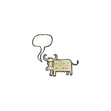 Cartoon Cow Stock Photography