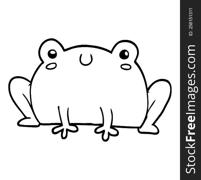 Cartoon Frog