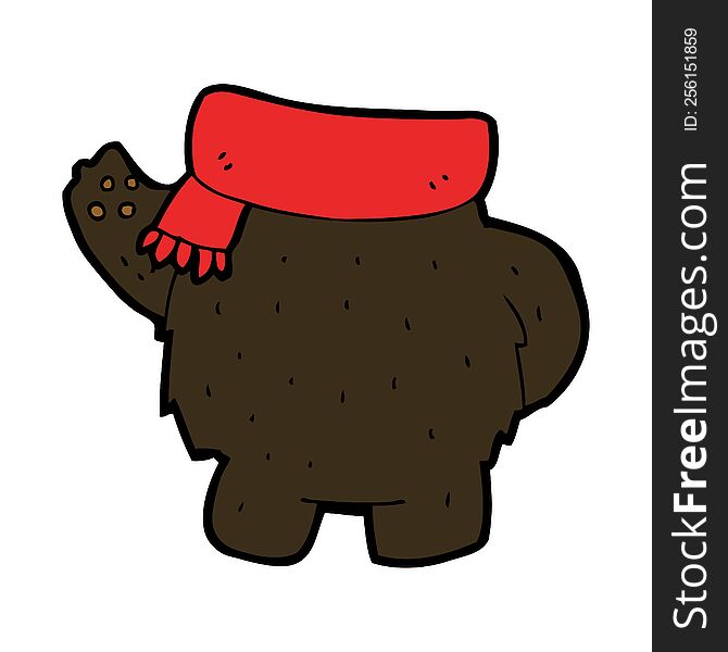 Cartoon Black Bear Body (mix And Match Or Add Own Photos