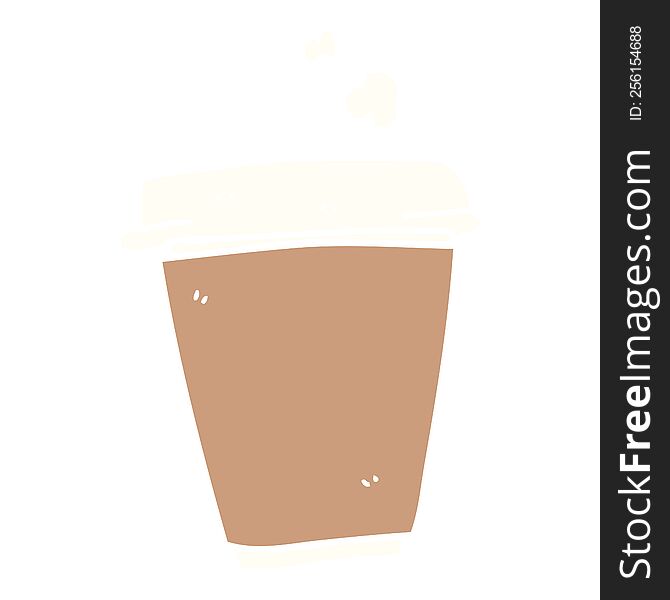 cartoon doodle coffee cup