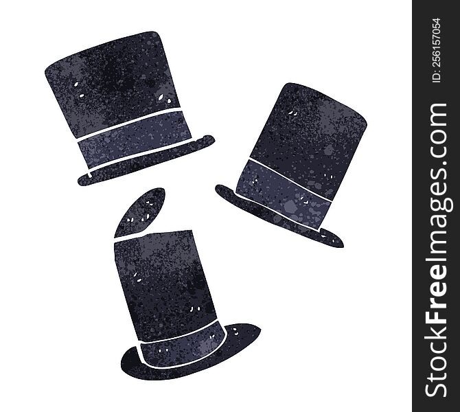 Retro Cartoon Top Hats