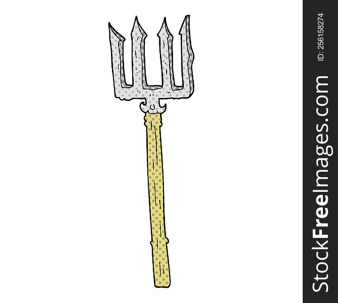 Cartoon Devil Fork