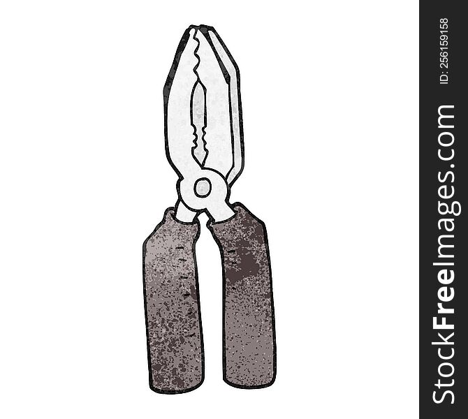 Textured Cartoon Pliers