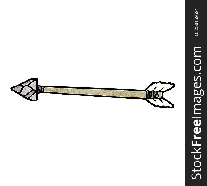 cartoon doodle arrow