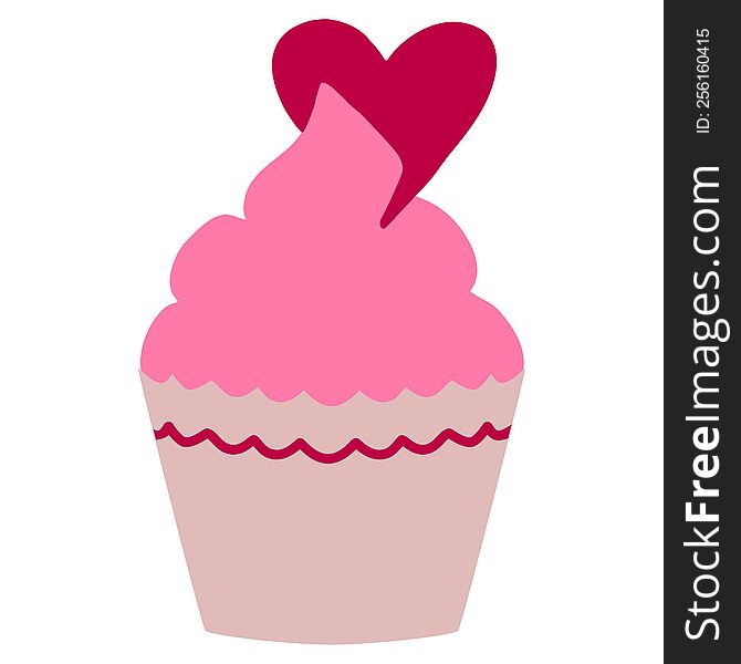 Valentine Cup Cake