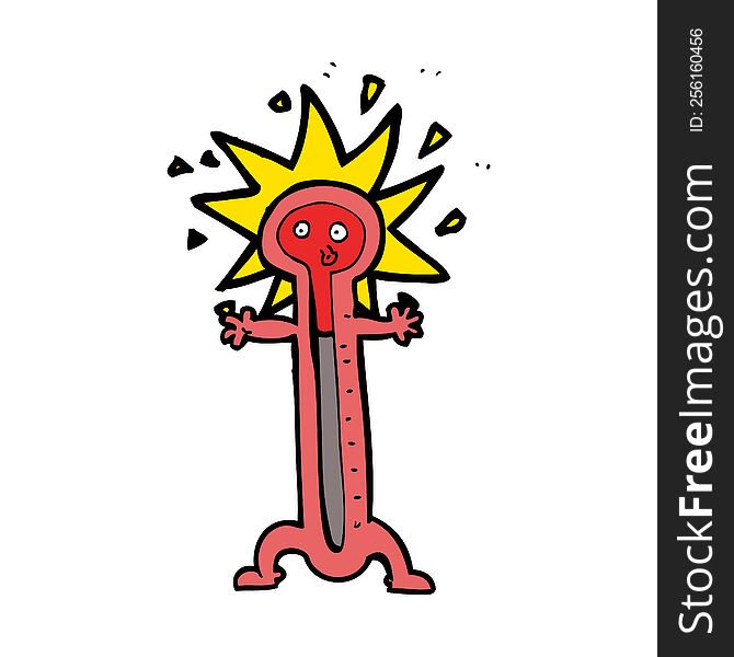 Cartoon Thermometer