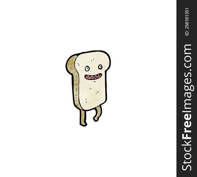 sliced bread cartoon character
