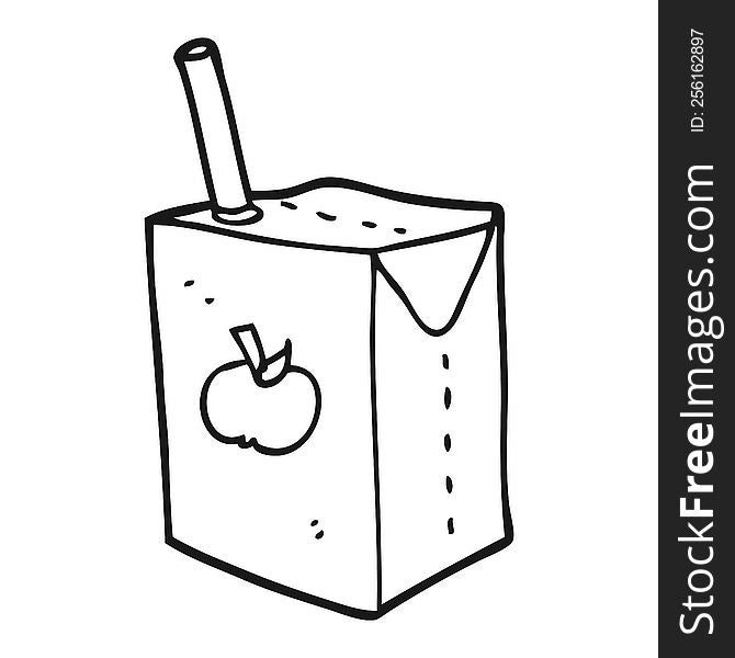 cartoon apple juice box