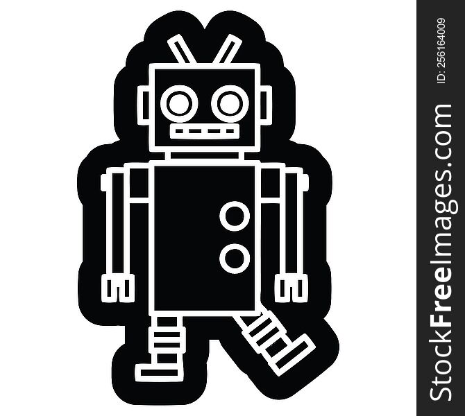 Dancing Robot Icon