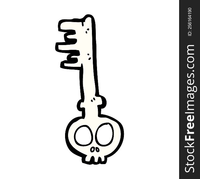 Cartoon Spooky Key