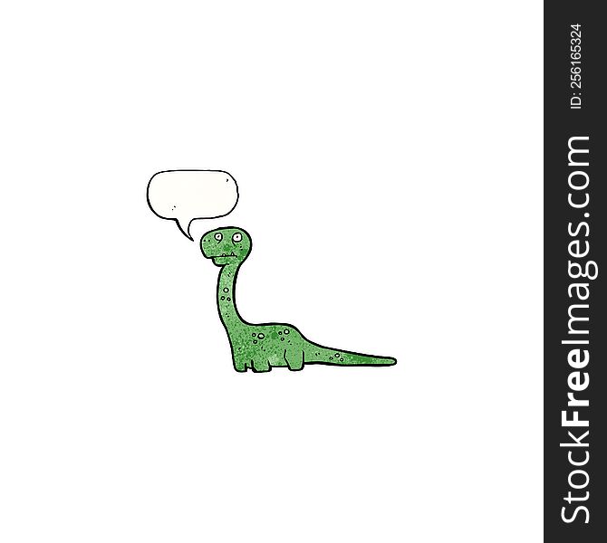 friendly dinosaur cartoon