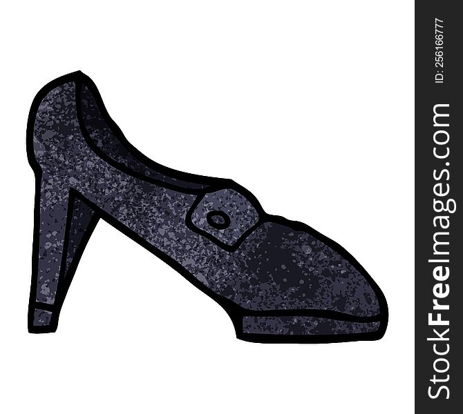 cartoon doodle shoe