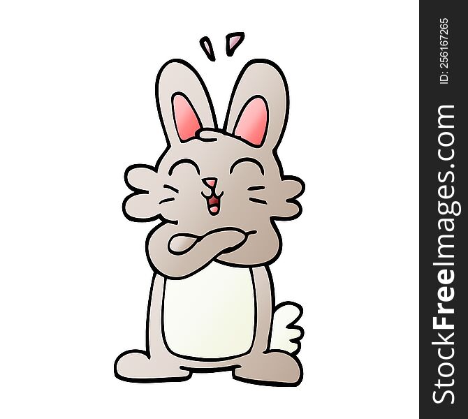 Cartoon Doodle Cute Bunny