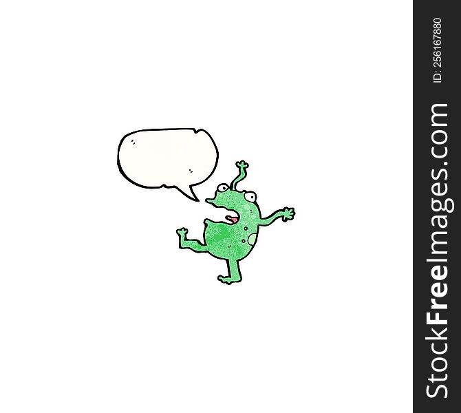 Dancing Frog Cartoon Character
