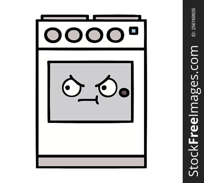 Cute Cartoon Kitchen Oven
