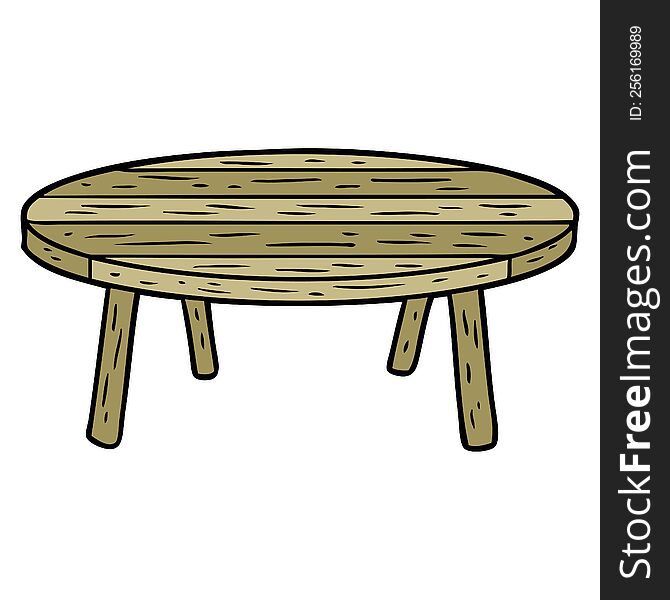 cartoon wooden table. cartoon wooden table