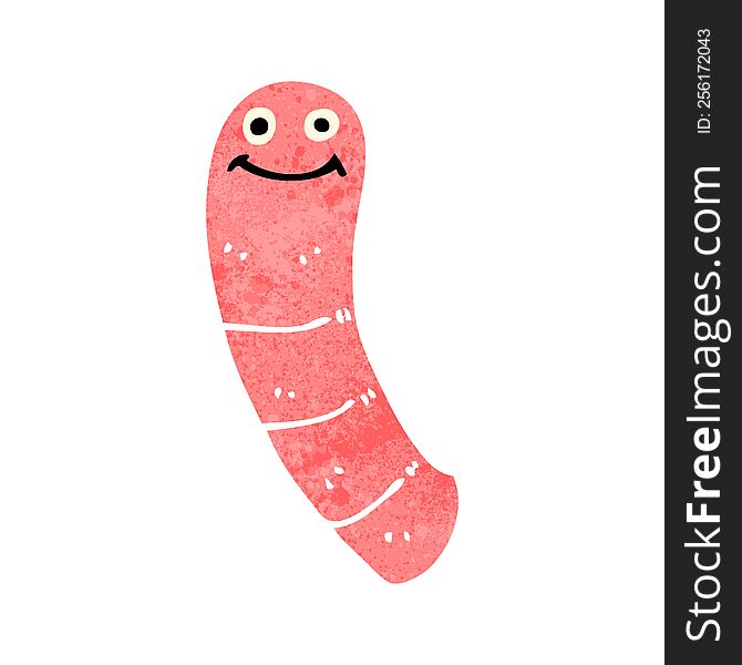 Cartoon Worm