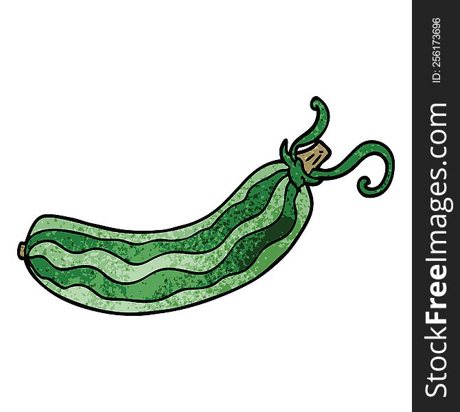 cartoon doodle cucumber