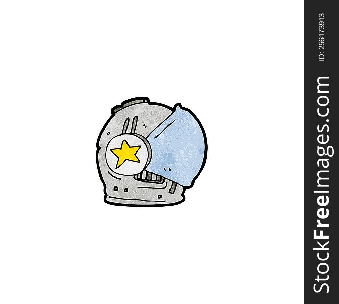 cartoon astronaut helmet