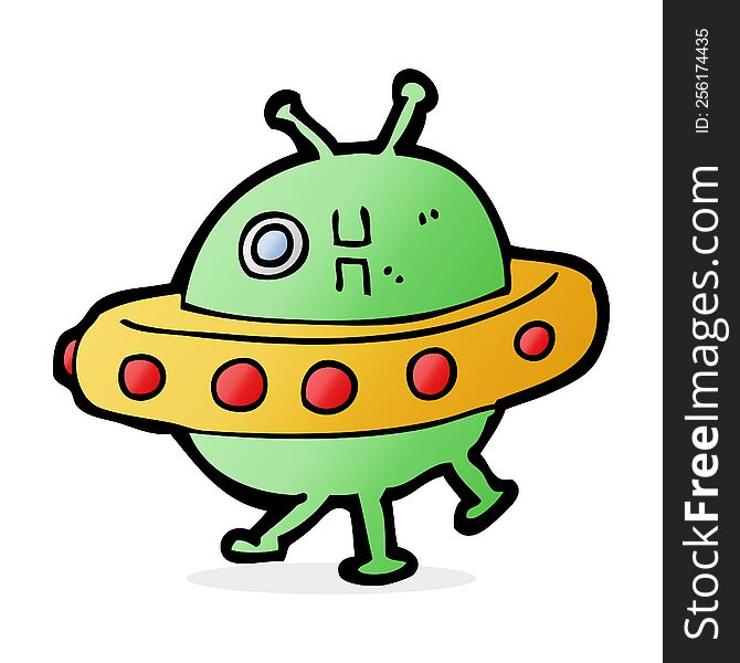 Cartoon UFO