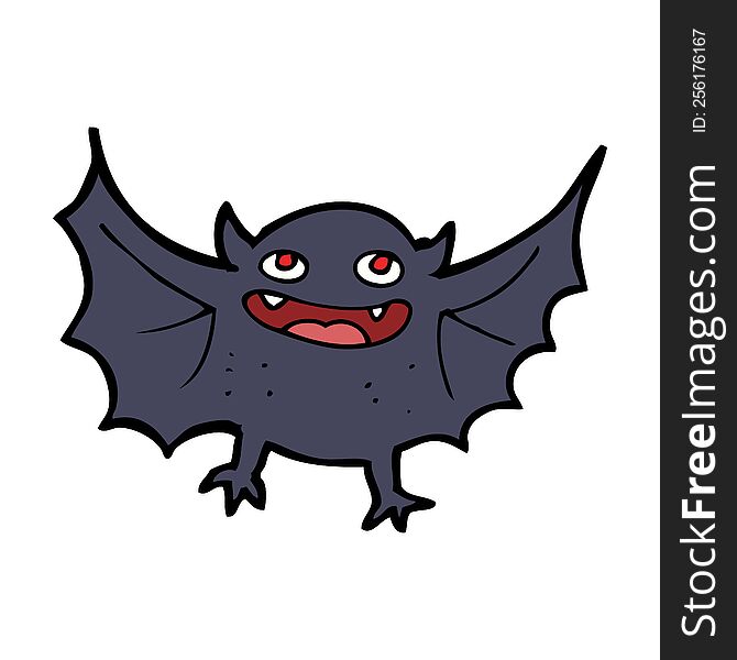 cartoon vampire bat