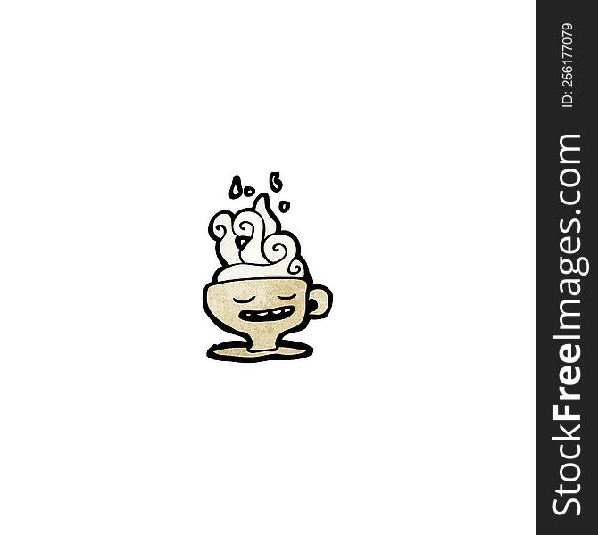 tea cup cartoon character