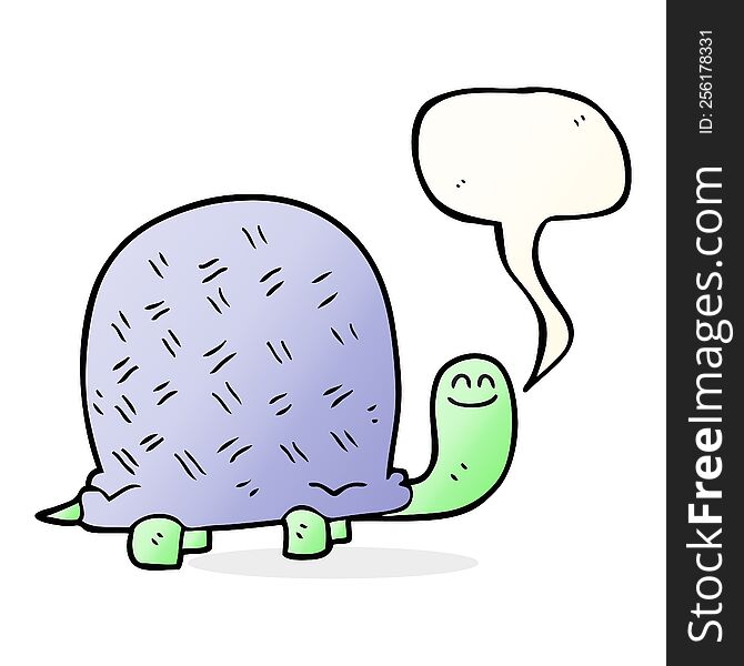 speech bubble cartoon turtle