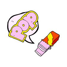 Comic Book Speech Bubble Cartoon Bubble Gum Stock Photo Comic Book Speech Bubble Cartoon Bubble Gum Stock Photo