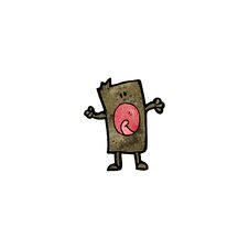 Cartoon Block Head Stock Photos