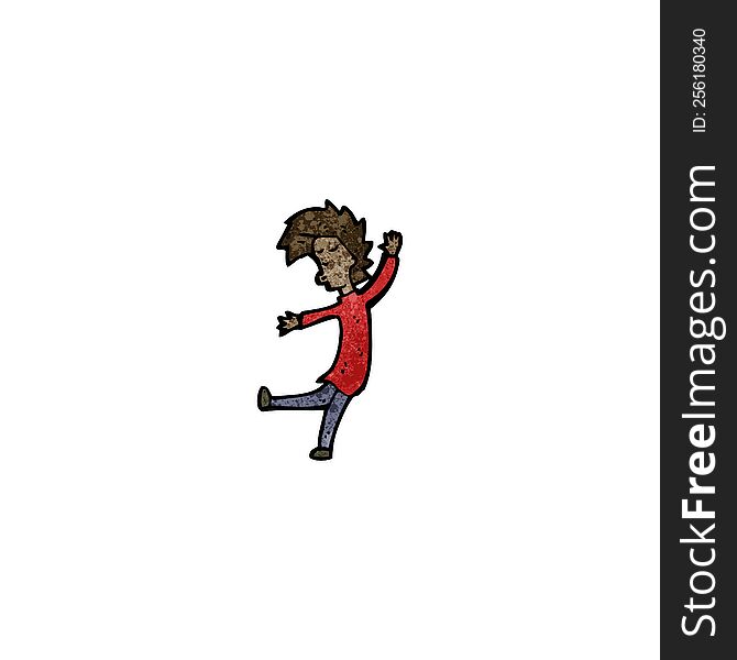 Cartoon Dancing Man