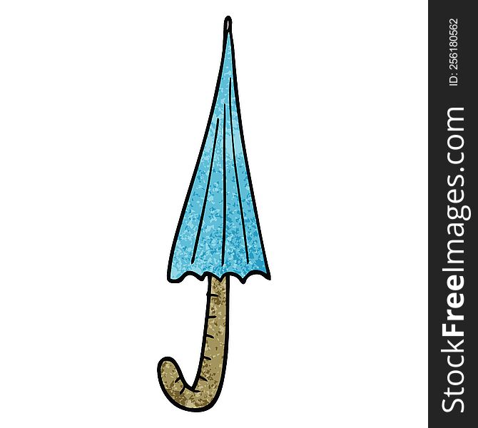 cartoon doodle umbrella